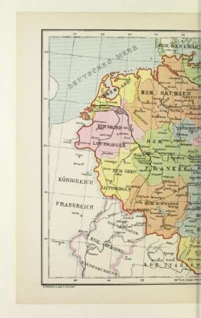 Deutschland zur Zeit der sächsischen u. fränkischen Kaiser