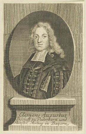 Bildnis des Clemens Augustus Bischoff zu Paderborn