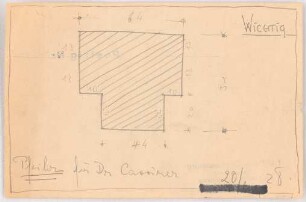 Kabelwerk Dr. Cassirer, Berlin-Spandau: Pfeilerschnitt 1:10