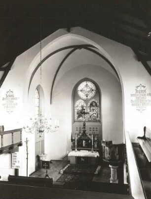 Seelingstädt, St.-Johannis-Kirche, Inneres, Blick in den Chor