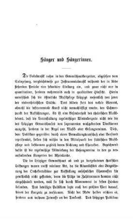 Sänger und Sängerinnen