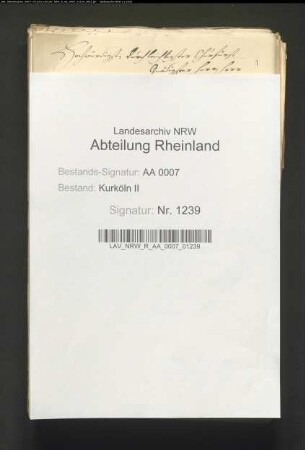 Korrespondenz des Kurfürsten mit Hofkammer und Hofrat in landständischen Angelegenheiten