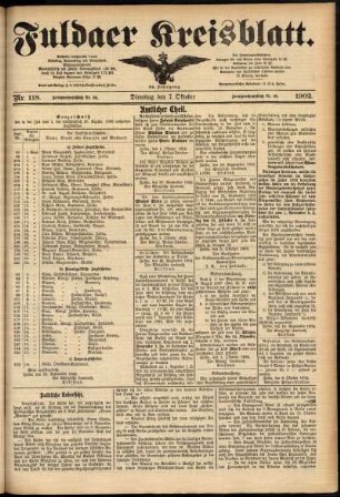 Ausgabe vom Dienstag, den 07. Oktober 1902.