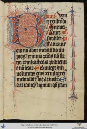 [13r - 274r] Psalterium cum ordinario officii.