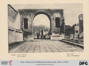 Pompei - Arco di Nerone - Arc de Néron - Nero's Arch - Neros Triumphbogen