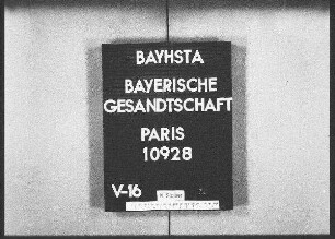 Simonsfeld, Henry, Dr., Privatdozent und Kustos der Staatsbibliothek in München, Entleihung einer lateinischen Handschrift aus der Nationalbibliothek in Paris