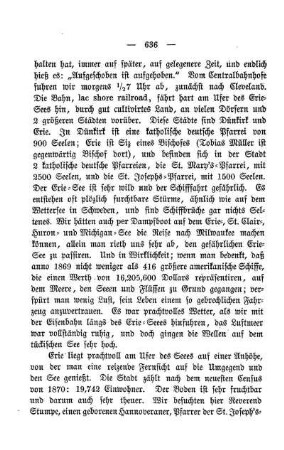 Erie-See und Stadt Erie