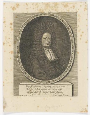 Bildnis des Georgius Engelbrecht