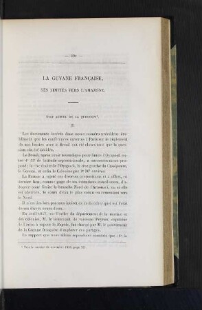 La Guyane Francaise