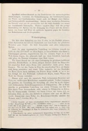 Weltschöpfung.