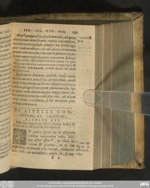 De Libelli Conceptione, Et Oblatione, Titulus VII.