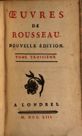 Oeuvres De Rousseau, 3