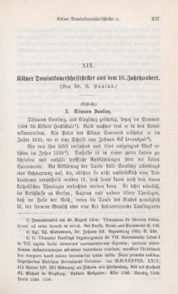 237-245 Kölner Dominikanerschriftsteller aus dem 16. Jahrhundert : II.