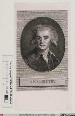 Bildnis André-Ernest-Modeste Grétry