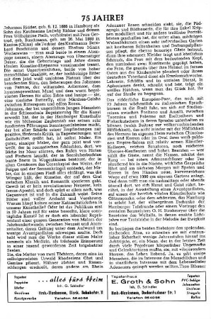 75 Jahre?