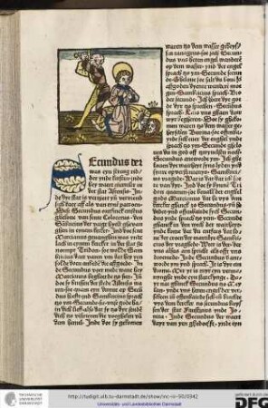 Secundus der was eyn streng ridder ynde kersten inde hey waert merteler in der stat Astensis.