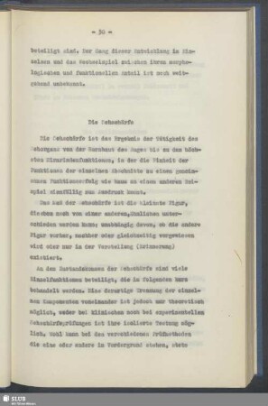Die Sehschärfe