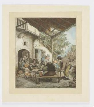 Flämisches Reetdachhaus