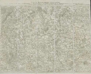 58: Carte Topographique D'Allemagne Contenant une Partie du Duché de Wurtemberg, du Margraviat de Baaden, de Brisgaw, de Schwartzwald, de l'Alsace, Ortenau &&