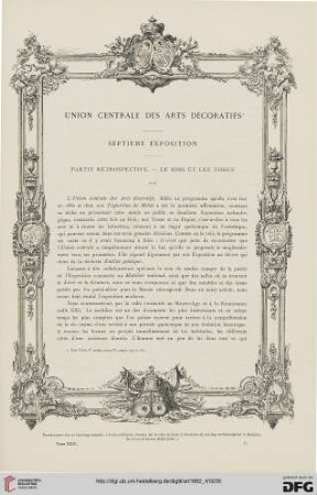 8: Union centrale des arts décoratifs, [3] : septième exposition
