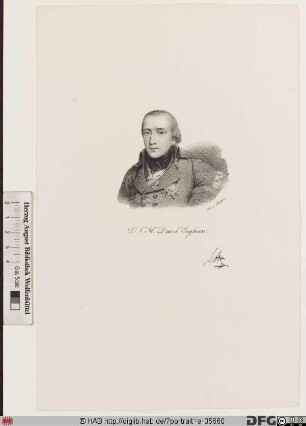 Bildnis Louis Antoine Henri de Bourbon, duc d'Enghien