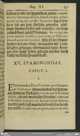 XV. Epaminondas