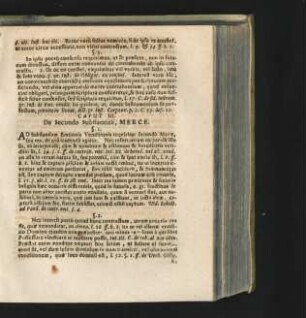 Caput III. De Secundo Substantiali, Merce.