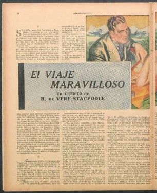 El viaje maravilloso : Un cuento de H. de Vere Stacpoole