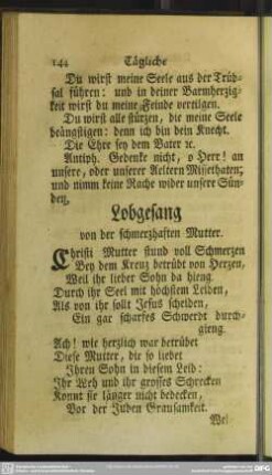 Lobgesang von der schmerzhaften Mutter