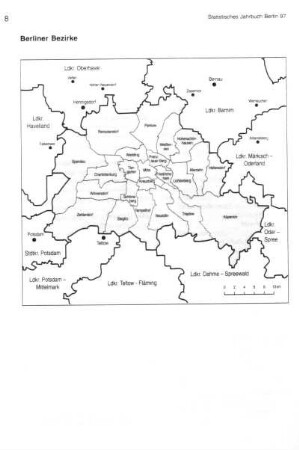 Karte: Berliner Bezirke