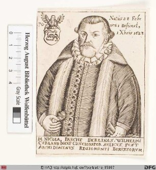 Bildnis Nicolaus Pascha (Pasche)