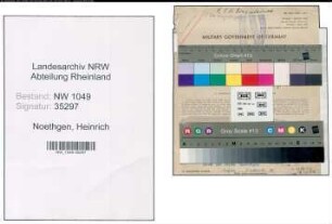 Entnazifizierung Heinrich Noethgen , geb. 22.05.1901 (Bahnarbeiter)