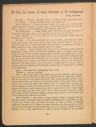 El Sol, la Luna, el mal tiempo y el temporal : Al Ing. A. Bonino