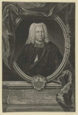 Bildnis des Iohannes Michael Hallwachsius