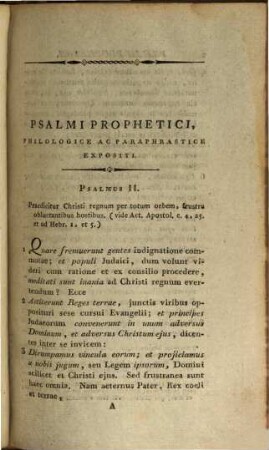 David propheta, David doctor, David hymnographus, David historiographus Seu Psalmi prophetici, doctrinales, hymnici, et historici, philologice ac paraphrastice expositi, servato authentico textu