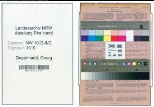 Entnazifizierung Georg Degenhardt , geb. 26.02.1890 (Anstreicher)