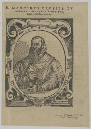 Bildnis des Martinus Crusius