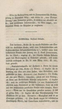 231-233 Höchstwichtige Archival-Urkunde