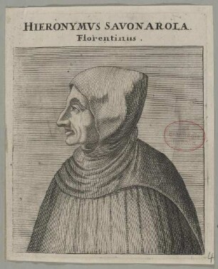 Bildnis des Hieronymus Savonarola