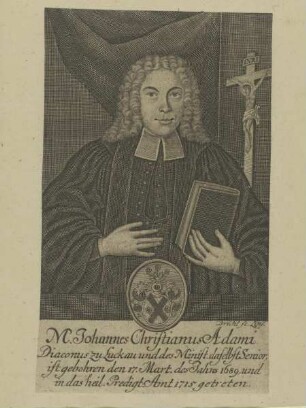 Bildnis des Johannes Christianus Adami