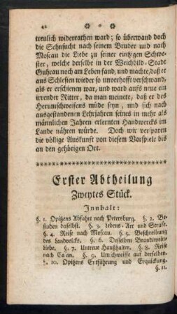 Zweytes Stück.