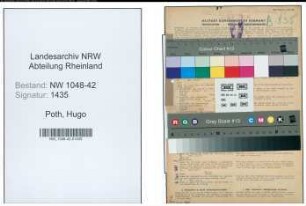 Entnazifizierung Hugo Poth , geb. 20.07.1905 (Kaplan)