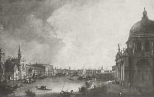An der Mündung des Canal Grande in Venedig