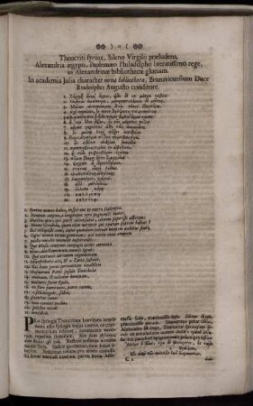 Theocriti syrinx, Sileno Virgilii præludens, Alexandria ægypti ...