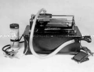Diktiermaschine "Stenophon" mit Zubehör im Originalkasten