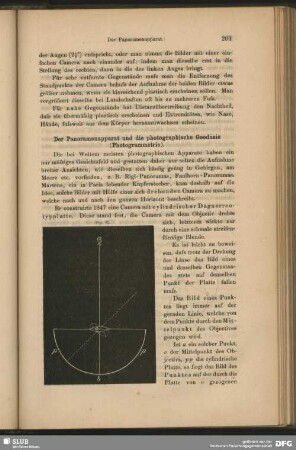 Der Panoramenapparat und die photographische Geodäsie (Photogrammetrie)