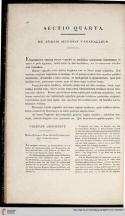 Sectio quarta