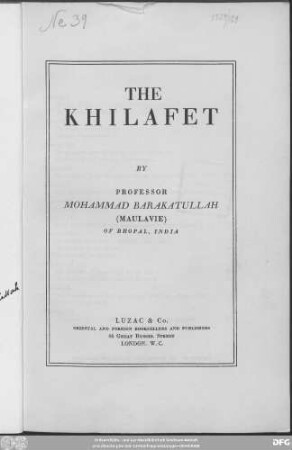 The Khilafet