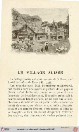 Le Village Suisse