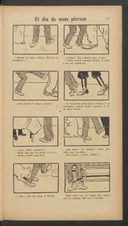 El día de unas piernas - [Cómic]